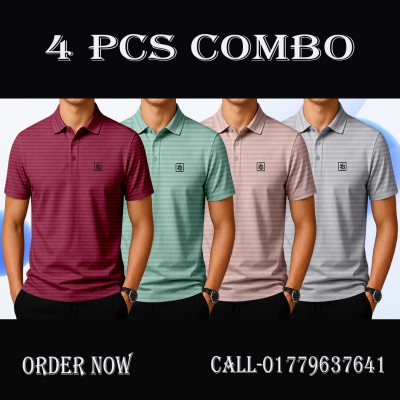 CHINA RIB FABRIC PREMIUM POLO-DEEP MEROON,DEEP PEST,LIGHT BISCUIT,LIGHT ASH