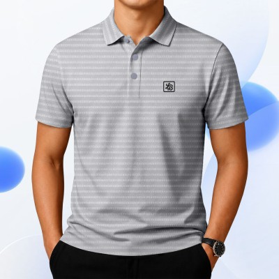 CHINA RIB FABRIC PREMIUM POLO-LIGHT ASH