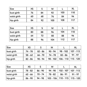 Size chart for CHINA RIB FABRIC POLO-BROWN
