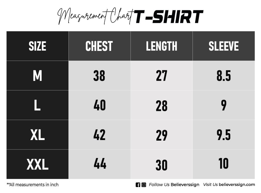 Size chart for CHINA RIB FABRIC PREMIUM POLO-LIGHT ASH,DEEP MEROON,LIGHT BISCUIT